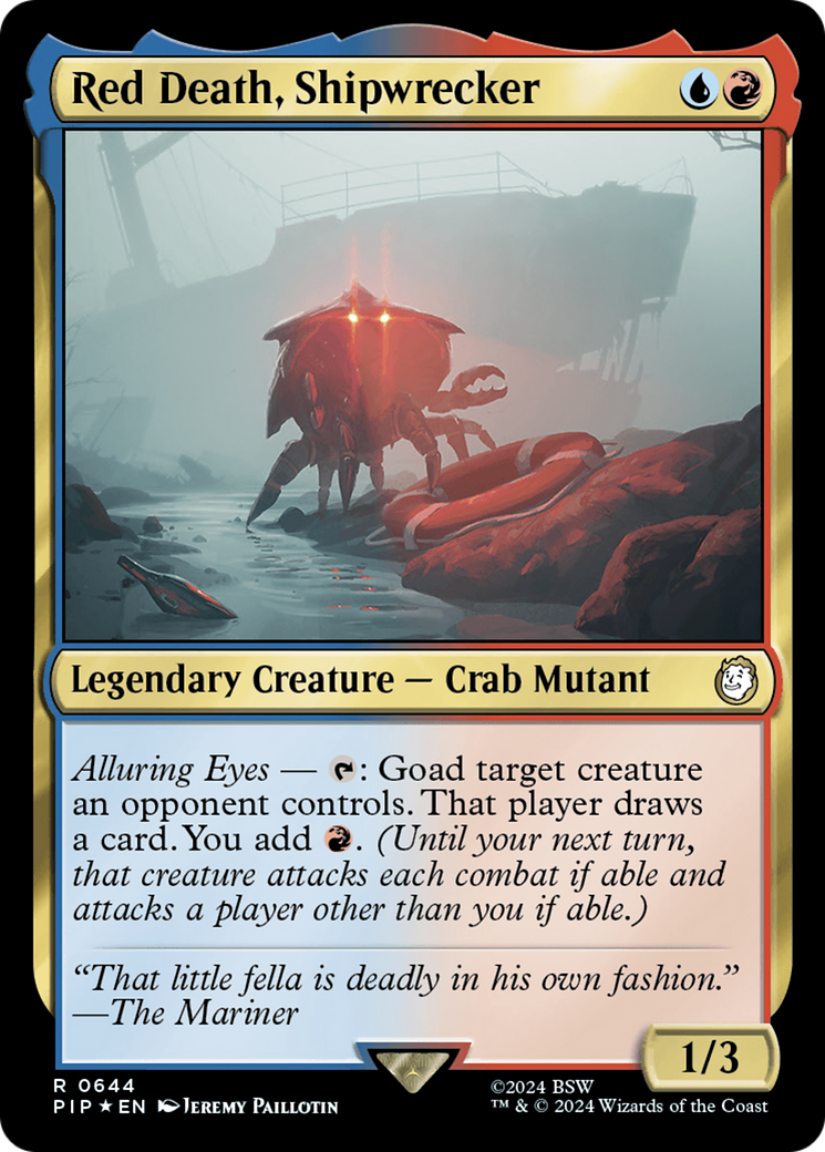 Red Death, Shipwrecker (Surge Foil) [Fallout] | Local Legends