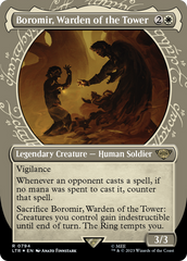 Boromir, Warden of the Tower (Showcase) (Surge Foil) [The Lord of the Rings: Tales of Middle-Earth] | Golgari Games