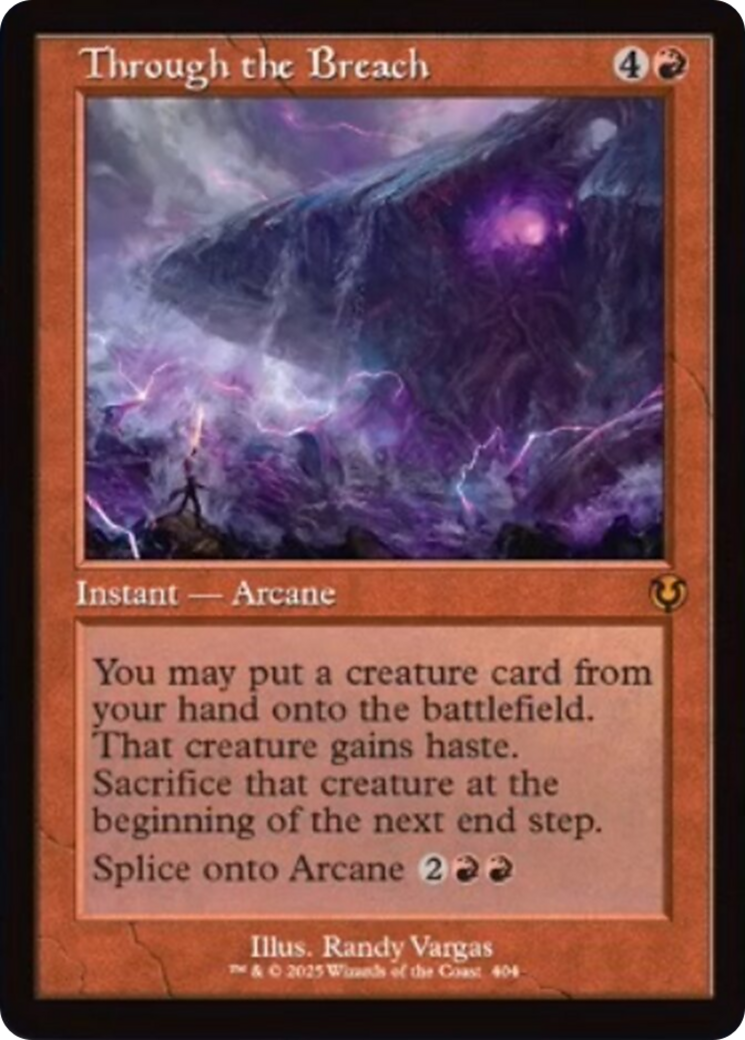 Through the Breach (Retro Frame) [Innistrad Remastered] | Local Legends