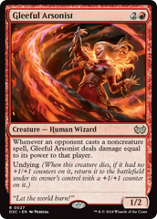 Gleeful Arsonist [Duskmourn: House of Horror Commander] | Golgari Games