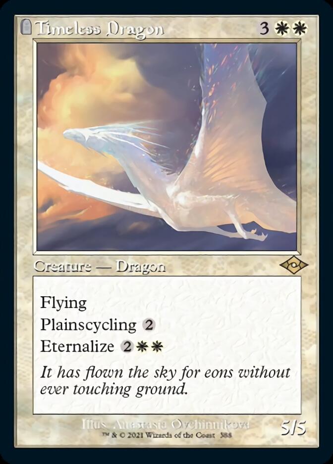 Timeless Dragon (Retro Foil Etched) [Modern Horizons 2] | Local Legends