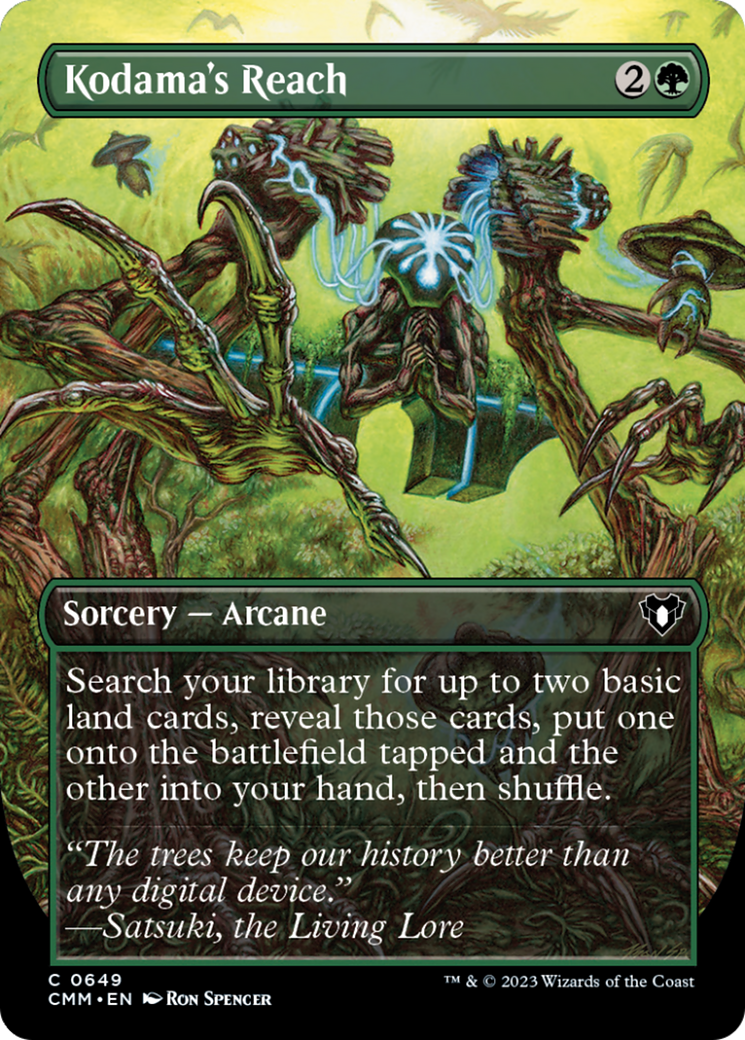 Kodama's Reach (Borderless Alternate Art) [Commander Masters] | Local Legends