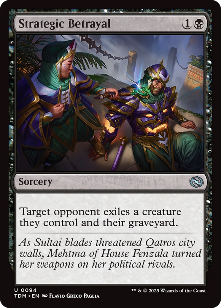Strategic Betrayal [Tarkir: Dragonstorm] | Local Legends