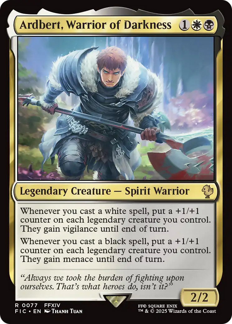 Ardbert, Warrior of Darkness [FINAL FANTASY Commander] | Local Legends