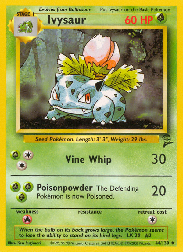 Ivysaur (44/130) [Base Set 2] | Local Legends