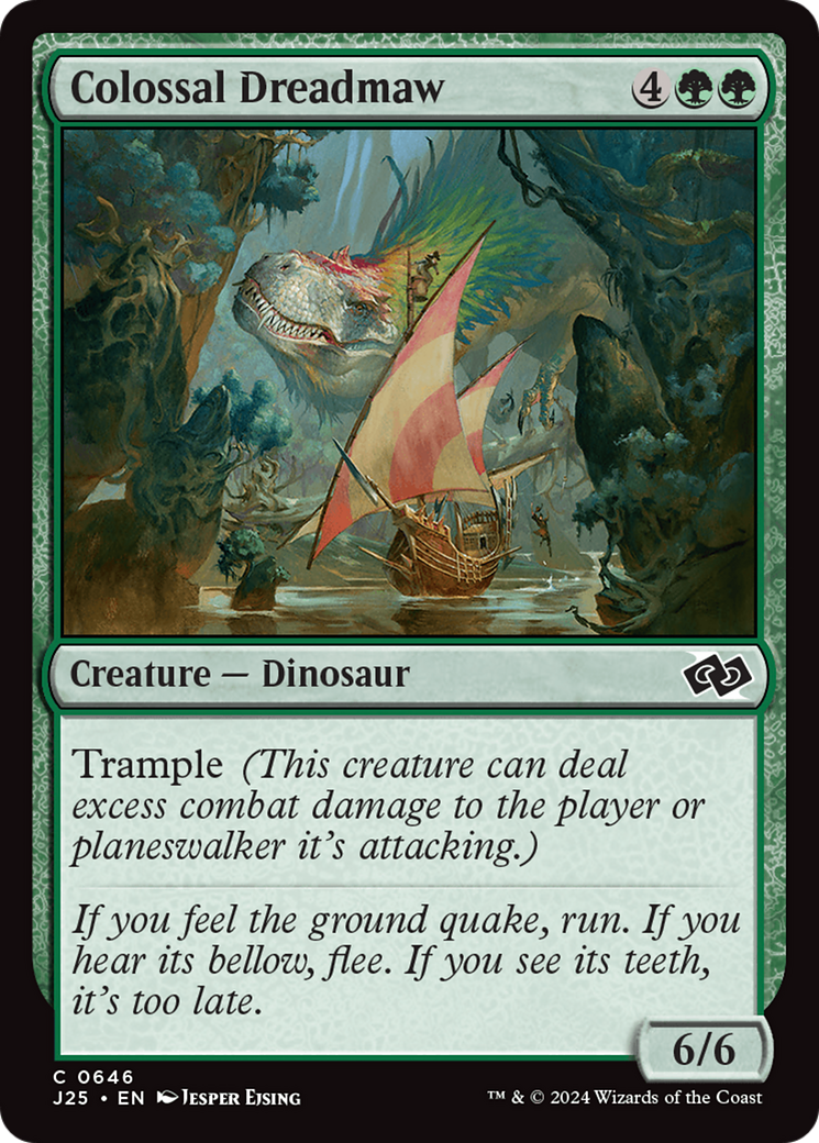 Colossal Dreadmaw [Foundations Jumpstart] | Local Legends