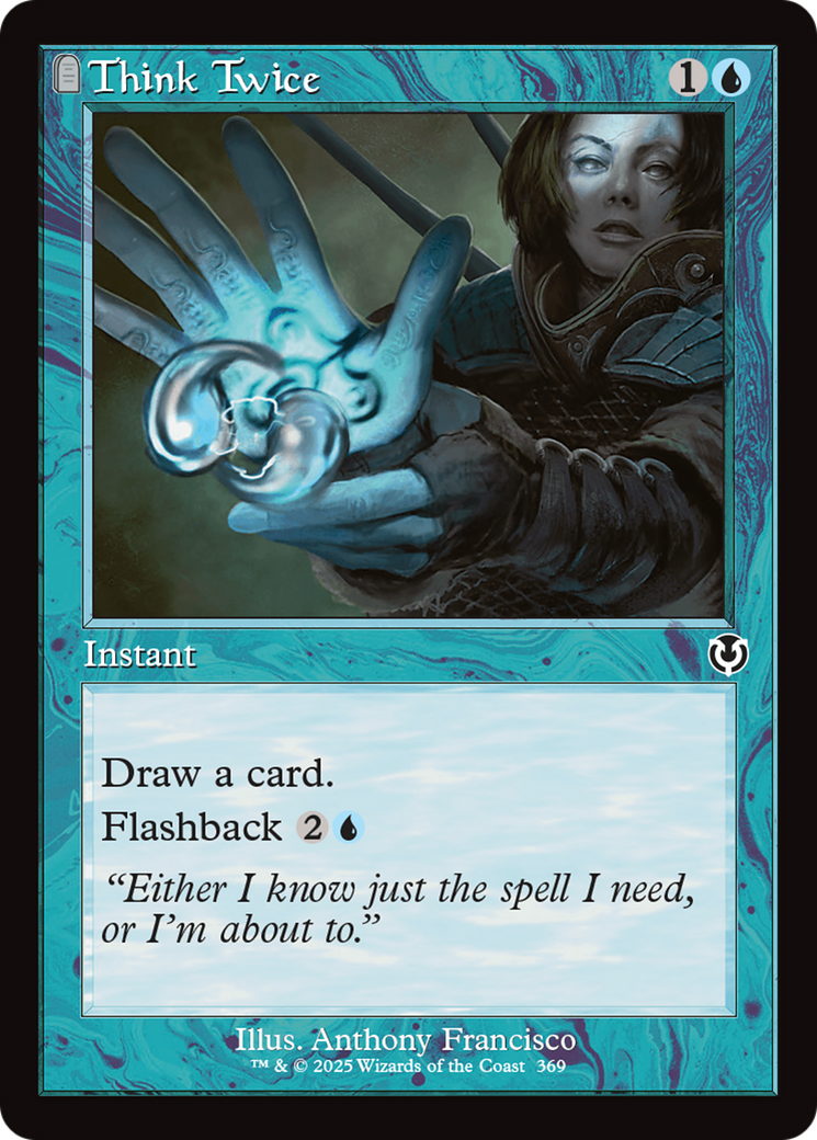 Think Twice (Retro Frame) [Innistrad Remastered] | Local Legends