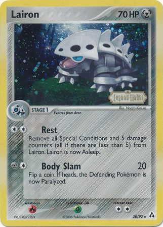 Lairon (38/92) (Stamped) [EX: Legend Maker] | Local Legends