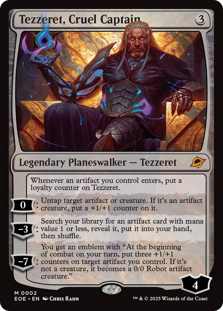 Tezzeret, Cruel Captain [Edge of Eternities] | Local Legends