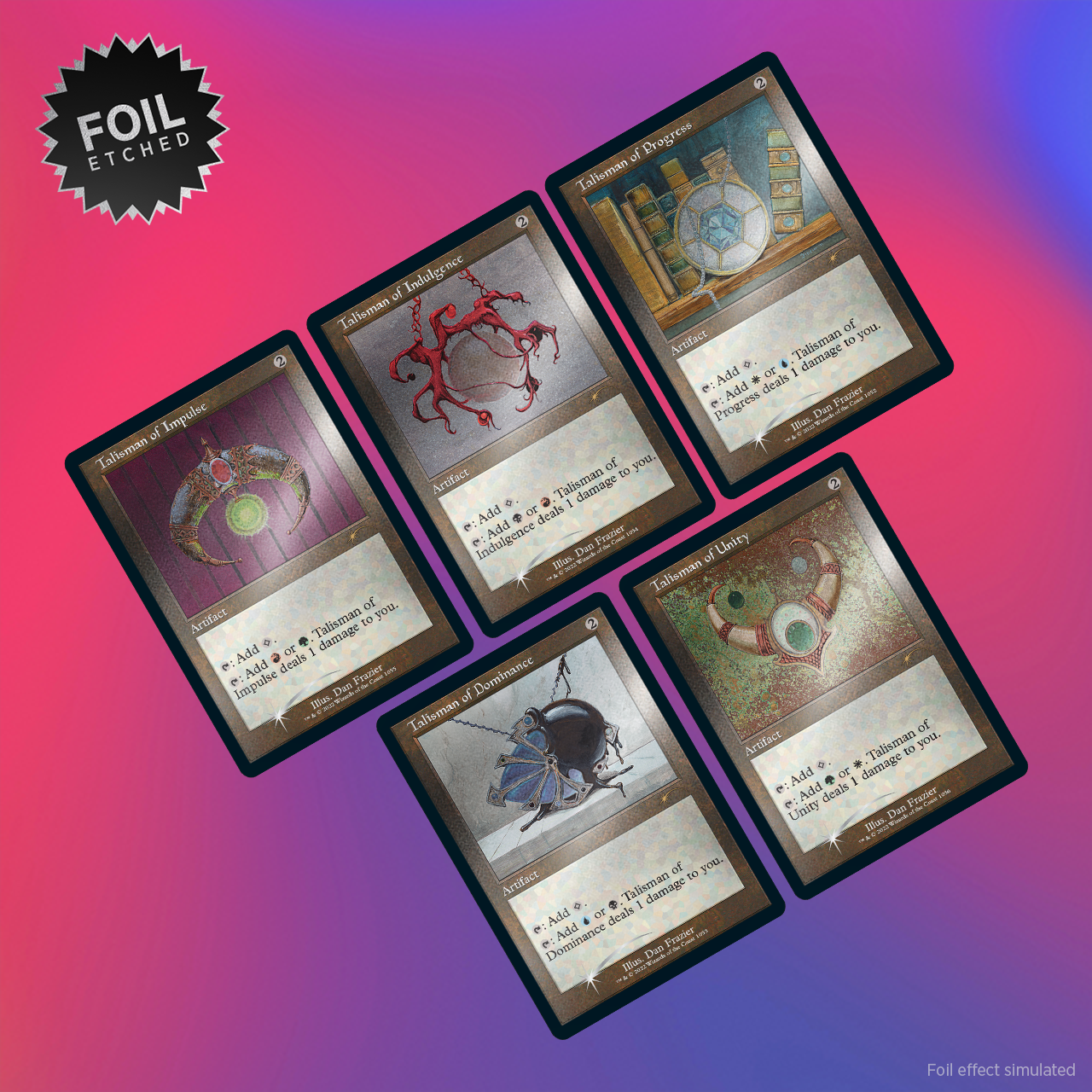 Secret Lair: Drop Series - Dan Frazier Is Back Again (The Allied Talismans - Foil Etched Edition) | Local Legends