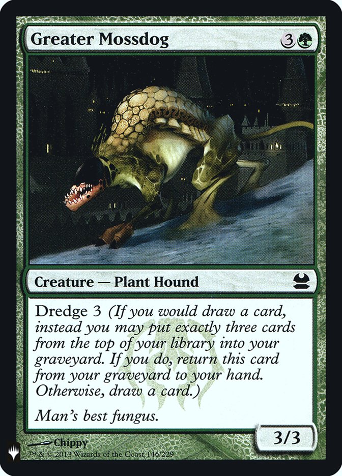 Greater Mossdog [Mystery Booster] | Local Legends