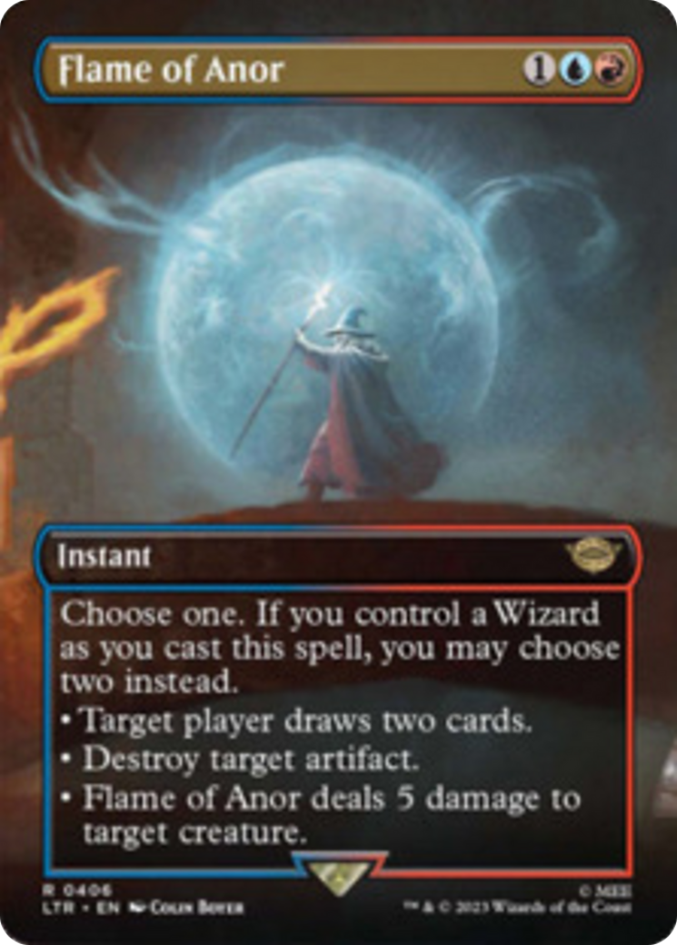 Flame of Anor (Borderless Alternate Art) [The Lord of the Rings: Tales of Middle-Earth] | Local Legends