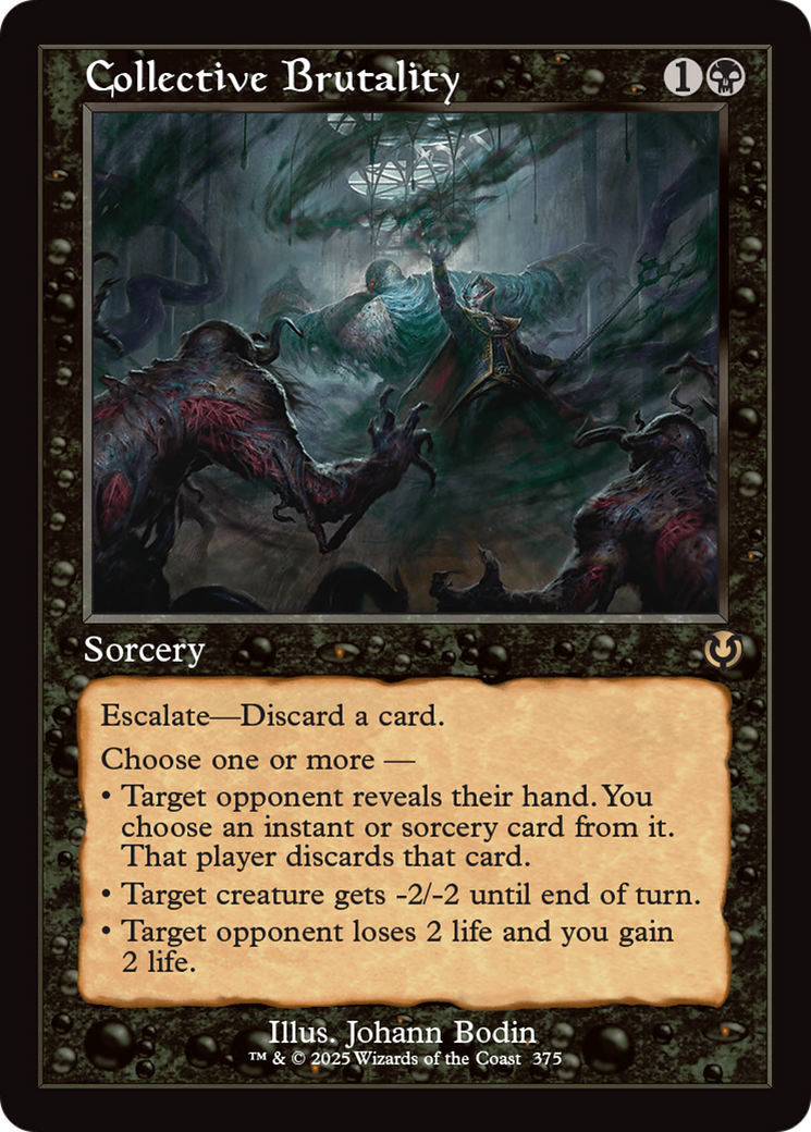 Collective Brutality (Retro Frame) [Innistrad Remastered] | Local Legends