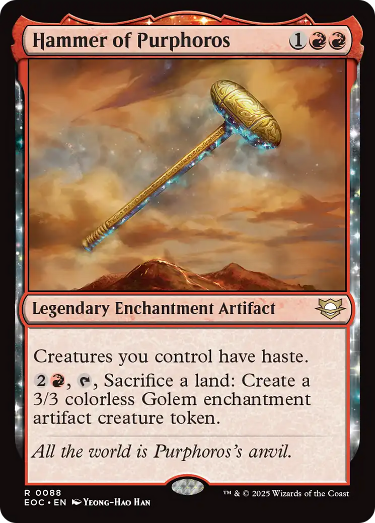 Hammer of Purphoros [Edge of Eternities Commander] | Local Legends