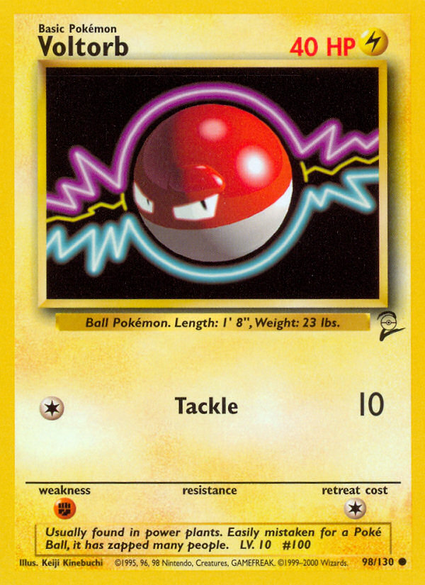Voltorb (98/130) [Base Set 2] | Local Legends
