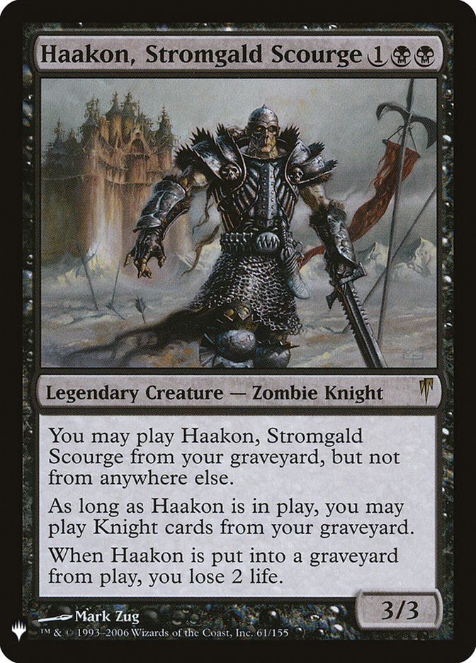 Haakon, Stromgald Scourge [Mystery Booster] | Local Legends
