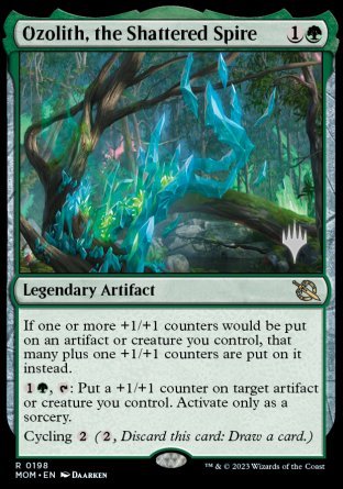 Ozolith, the Shattered Spire (Promo Pack) [March of the Machine Promos] | Local Legends