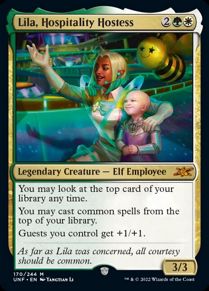 Lila, Hospitality Hostess [Unfinity] | Golgari Games