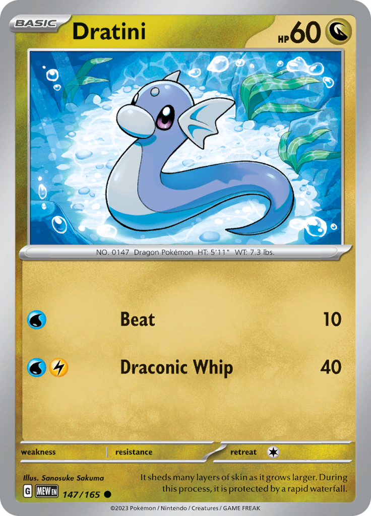 Dratini (147/165) [Scarlet & Violet: 151] | Golgari Games