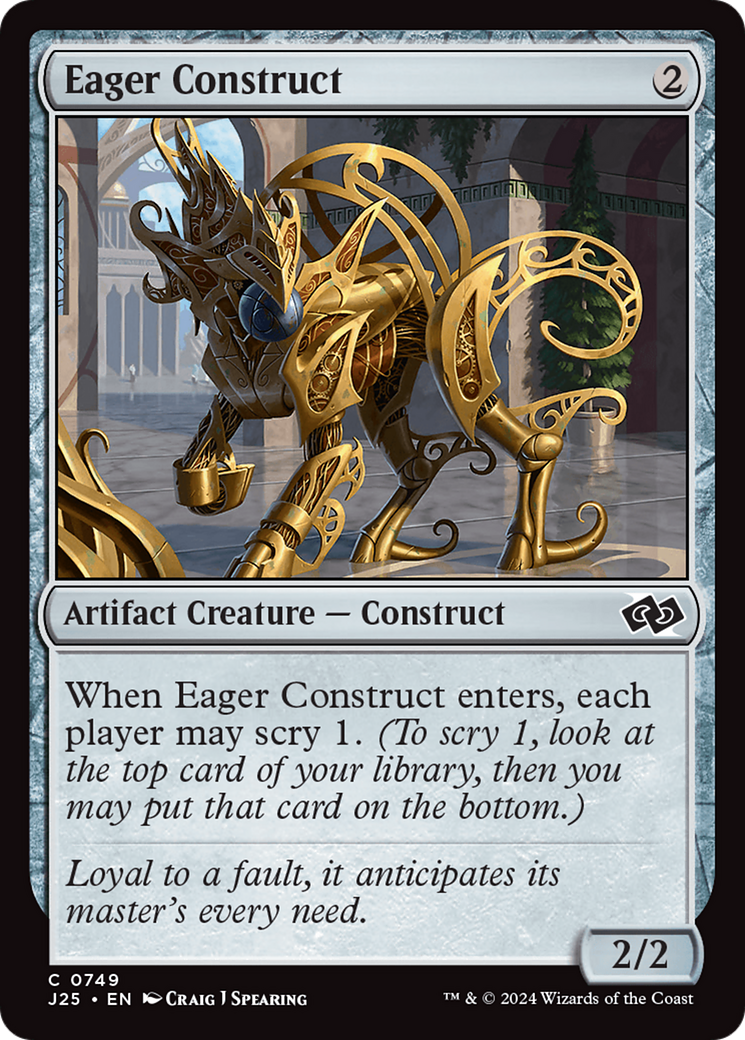 Eager Construct [Foundations Jumpstart] | Golgari Games