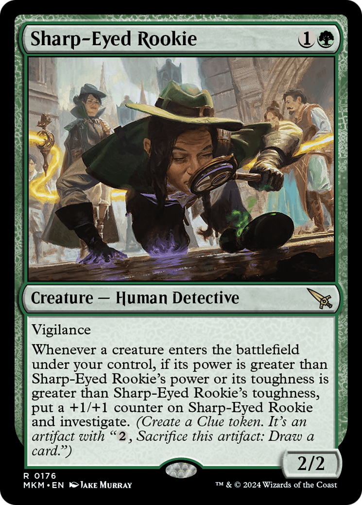 Sharp-Eyed Rookie [Murders at Karlov Manor] | Golgari Games