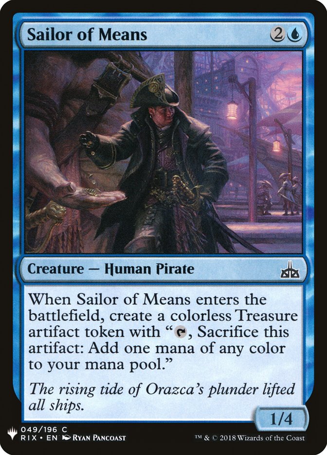 Sailor of Means [Mystery Booster] | Local Legends