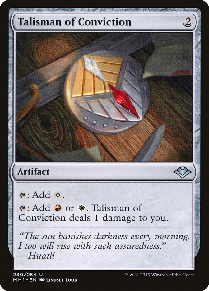Talisman of Conviction [Modern Horizons] | Local Legends