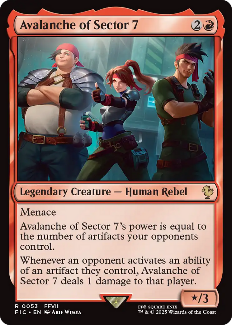 Avalanche of Sector 7 [FINAL FANTASY Commander] | Local Legends