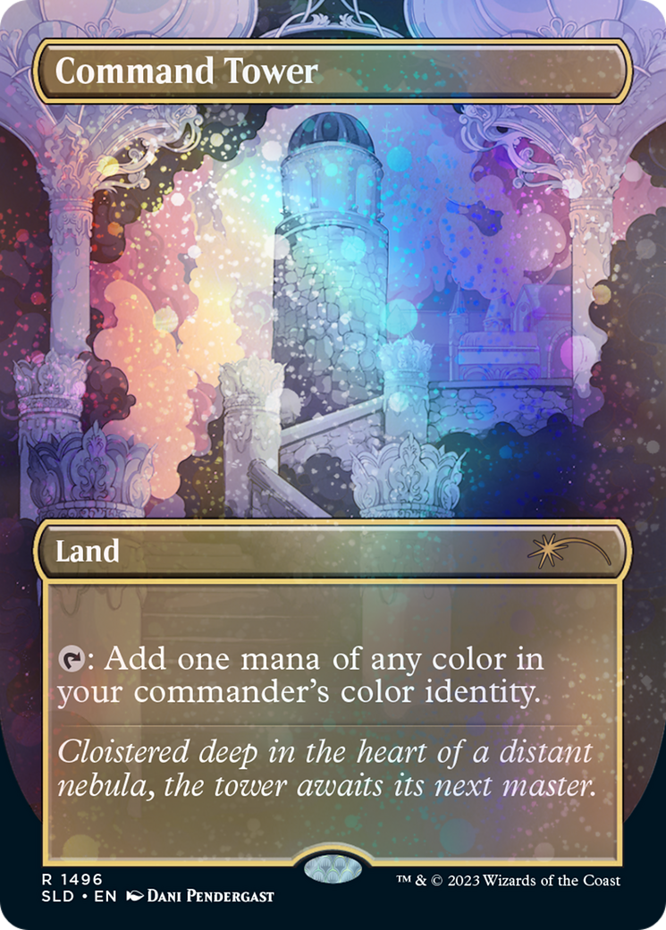 Command Tower (1697) (Rainbow Foil) [Secret Lair: Sheldon's Spellbook] | Local Legends