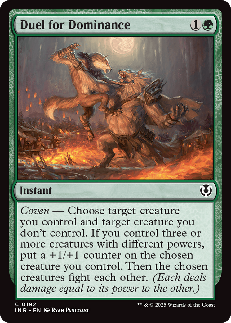 Duel for Dominance [Innistrad Remastered] | Local Legends