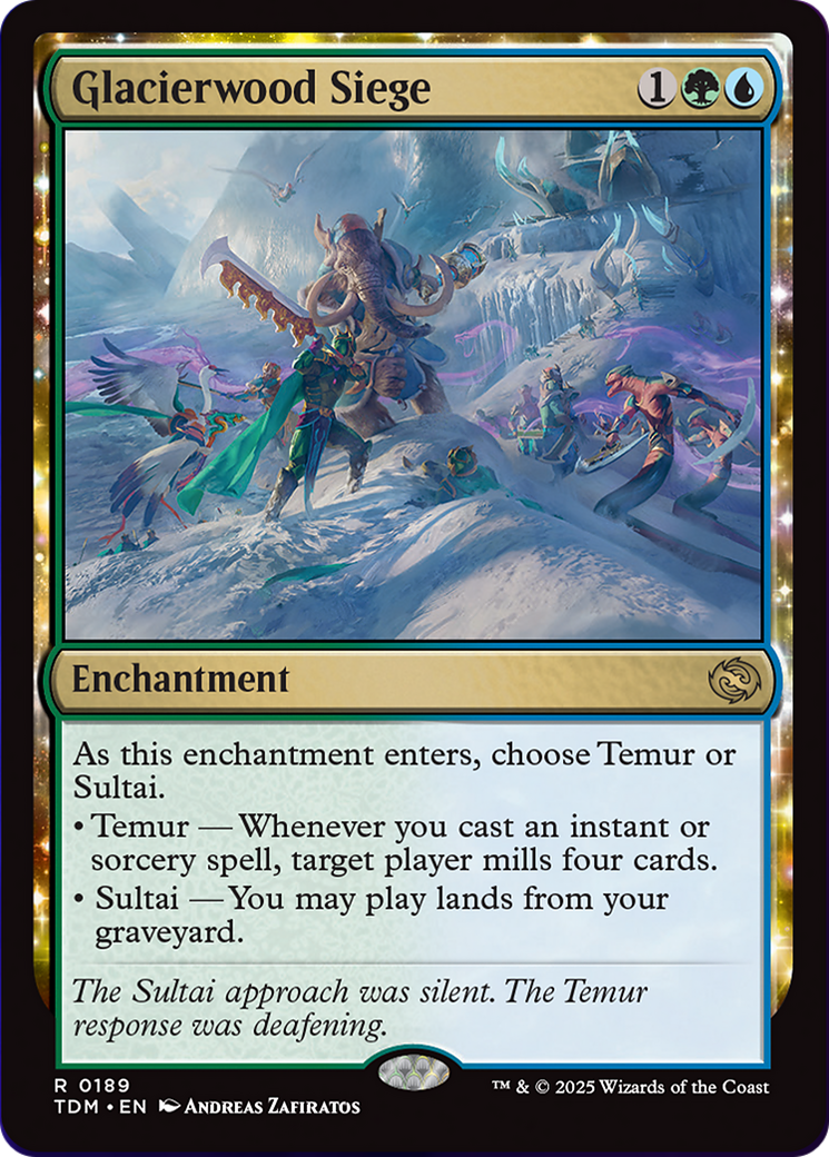 Glacierwood Siege [Tarkir: Dragonstorm] | Local Legends