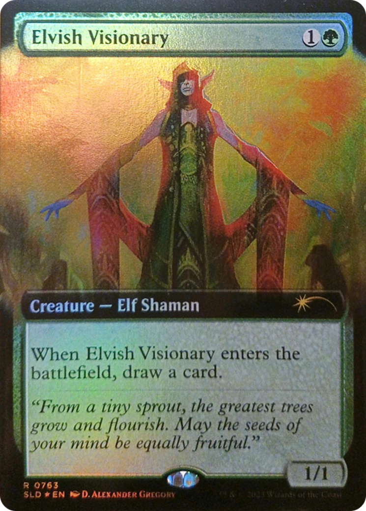 Elvish Visionary (Extended Art) [Secret Lair Drop Series] | Golgari Games