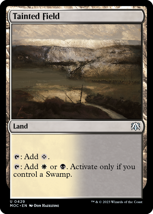 Tainted Field [March of the Machine Commander] | Local Legends