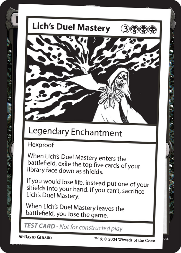 Lich's Duel Mastery [Mystery Booster 2 Playtest Cards] | Local Legends