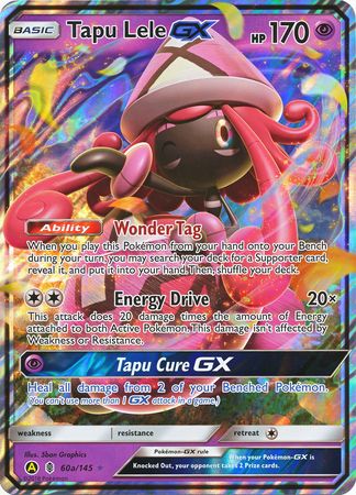 Tapu Lele GX (60a/145) (Alternate card) (Jumbo Card) [Sun & Moon: Guardians Rising] | Golgari Games