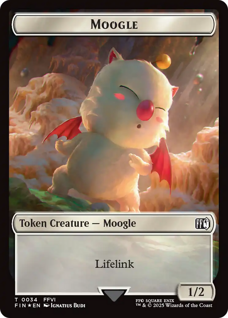 Copy (0025) // Moogle (0034) Double-Sided Token (Surge Foil) [FINAL FANTASY Tokens] | Local Legends