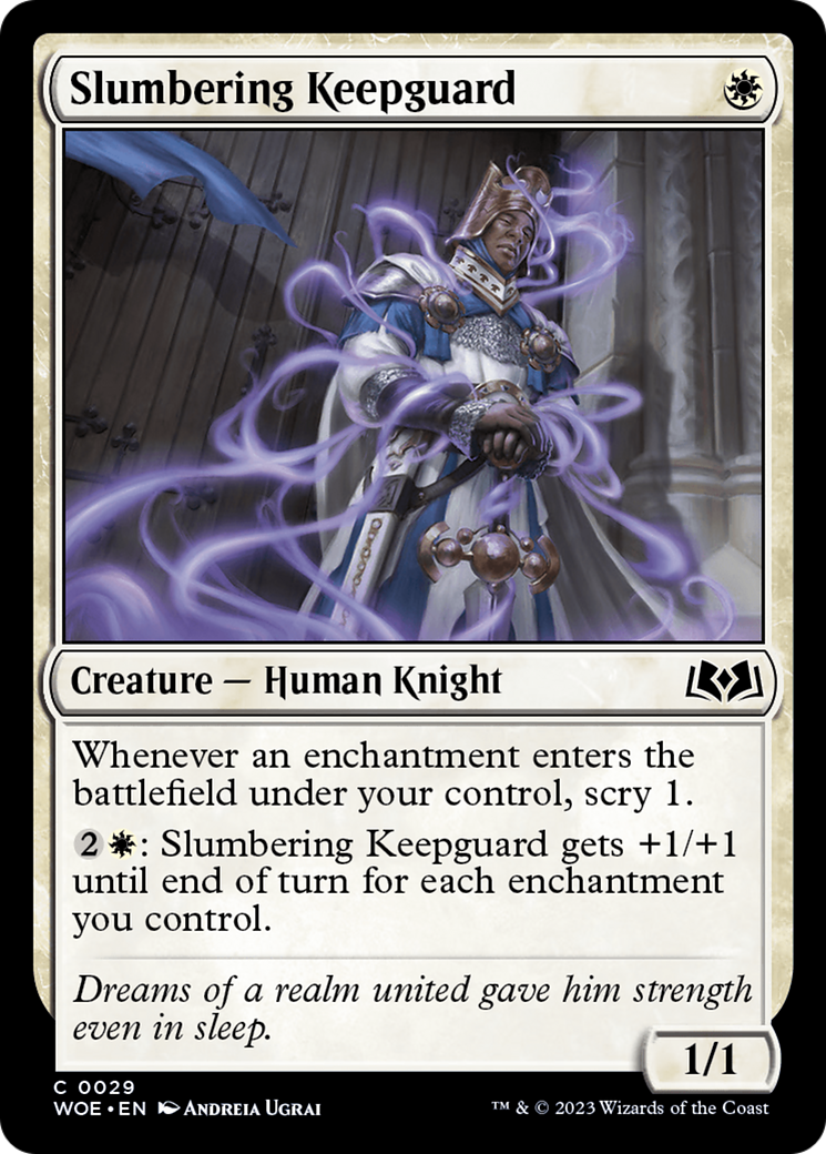 Slumbering Keepguard [Wilds of Eldraine] | Local Legends