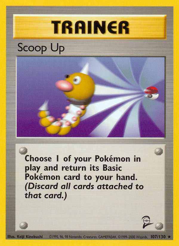 Scoop Up (107/130) [Base Set 2] | Local Legends