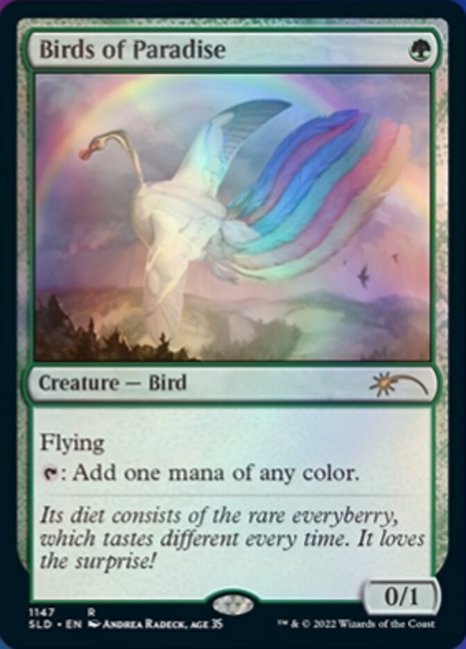Birds of Paradise (1147) [Secret Lair Drop Series] | Local Legends