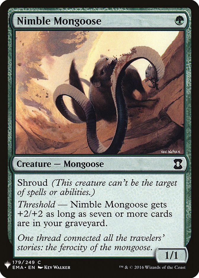 Nimble Mongoose [Mystery Booster] | Local Legends