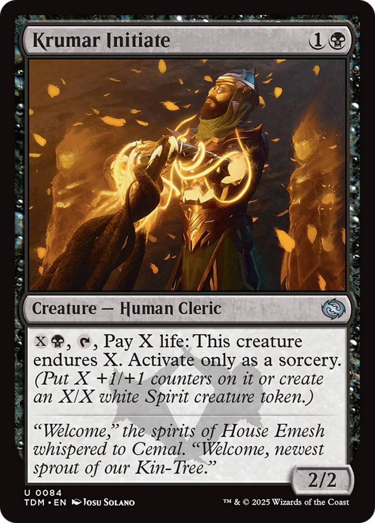 Krumar Initiate [Tarkir: Dragonstorm] | Local Legends