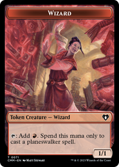 Narset of the Ancient Way Emblem // Wizard Double-Sided Token [Commander Masters Tokens] | Local Legends