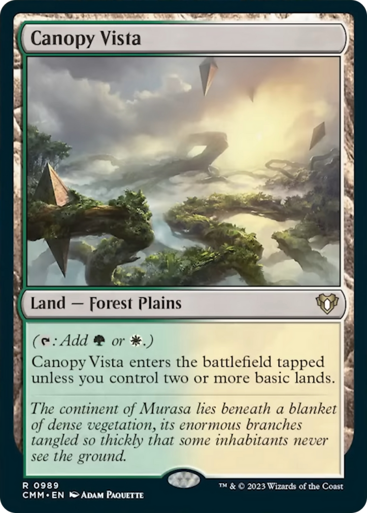 Canopy Vista [Commander Masters] | Golgari Games