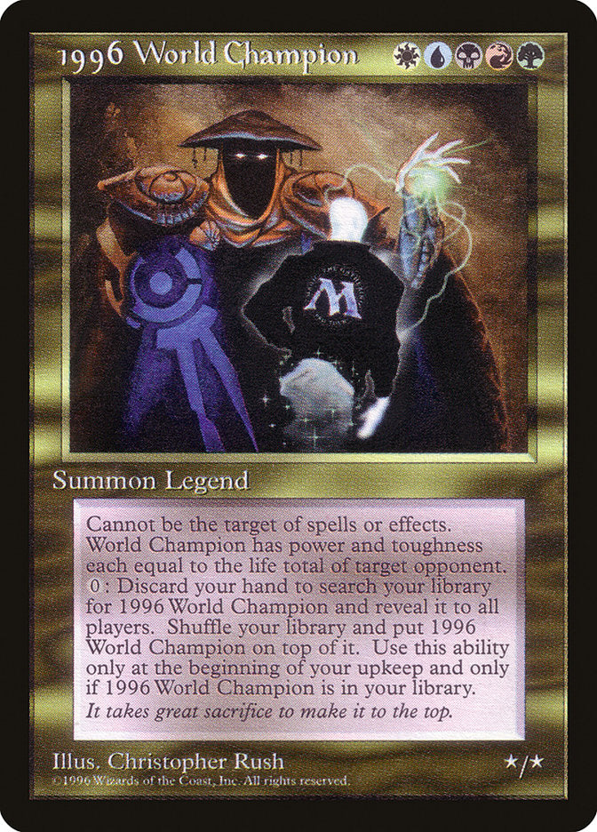 1996 World Champion [Celebration Cards] | Golgari Games