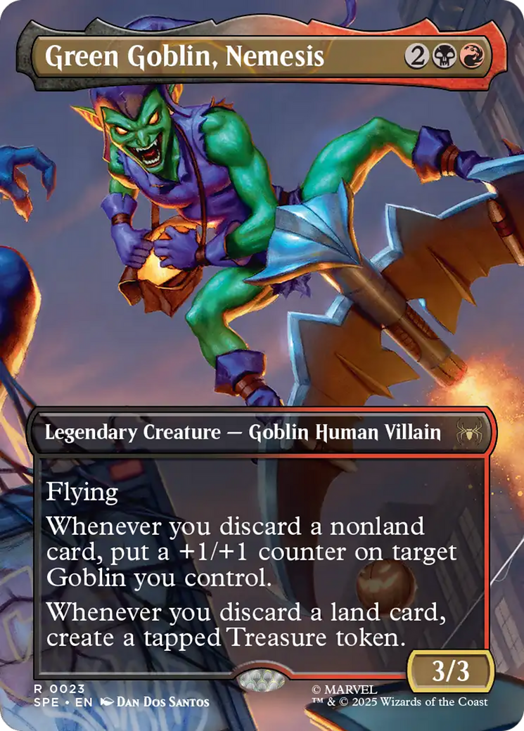 Green Goblin, Nemesis (Borderless) [Marvel's Spider-Man: Eternal-Legal] | Local Legends