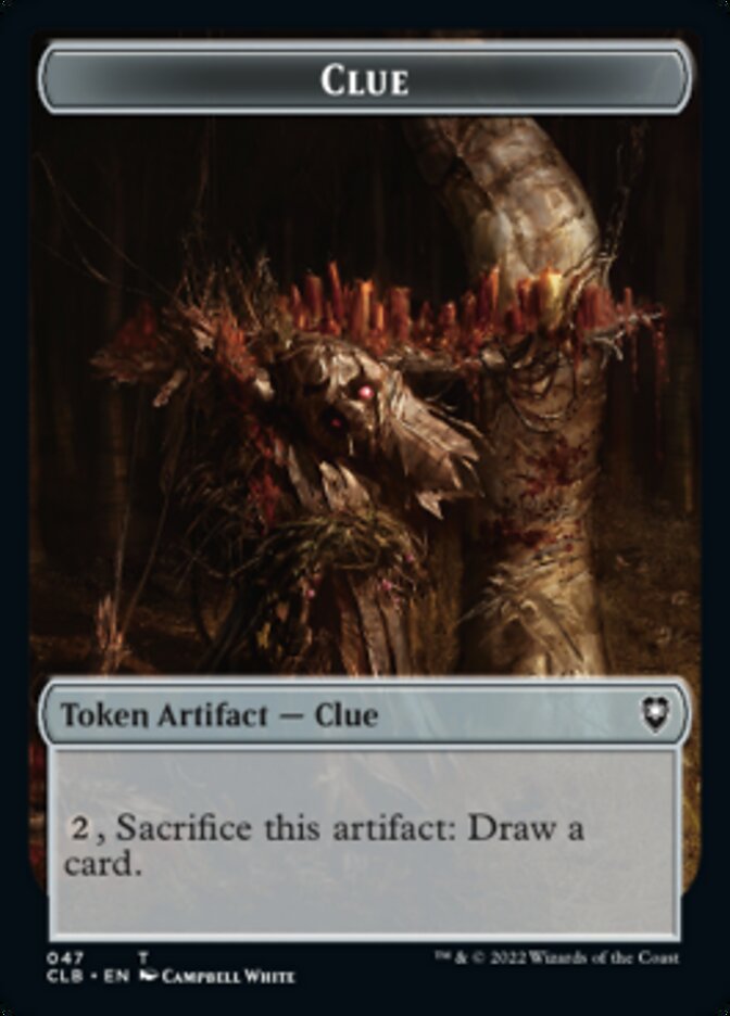 Shapeshifter (022) // Clue Double-Sided Token [Commander Legends: Battle for Baldur's Gate Tokens] | Local Legends