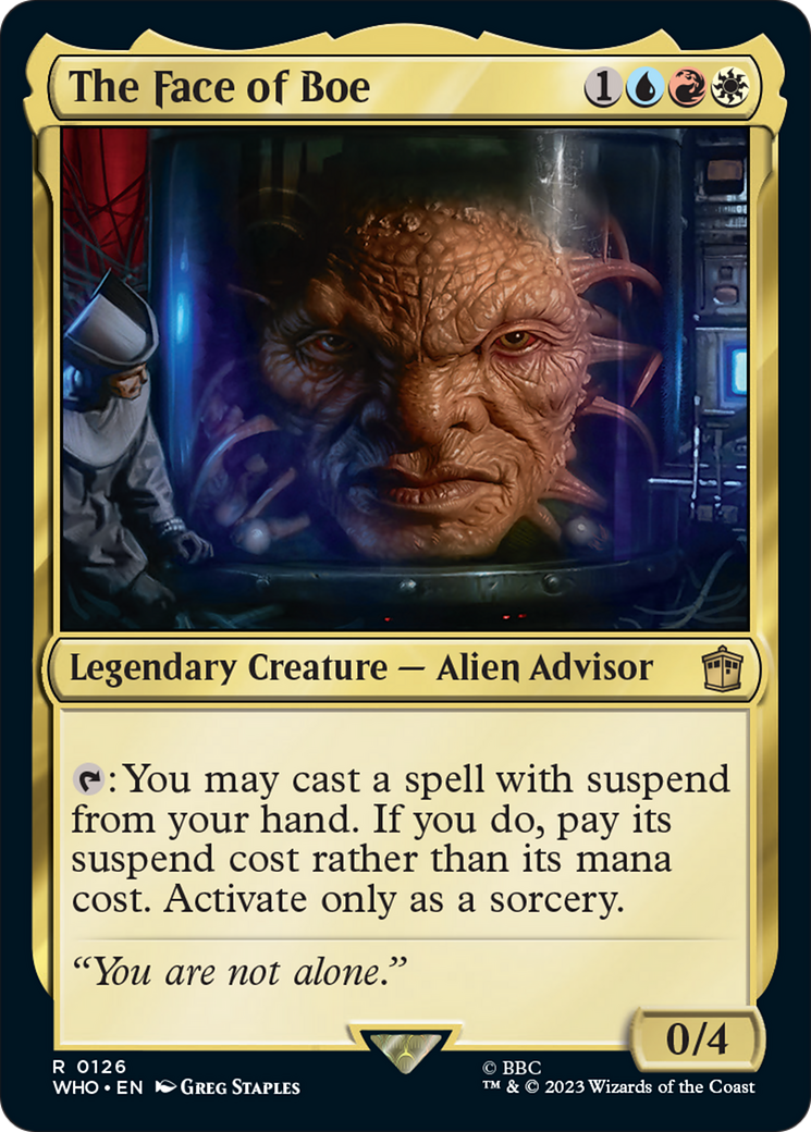 The Face of Boe [Doctor Who] | Local Legends