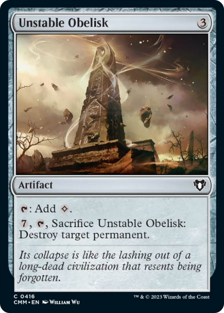 Unstable Obelisk [Commander Masters] | Local Legends