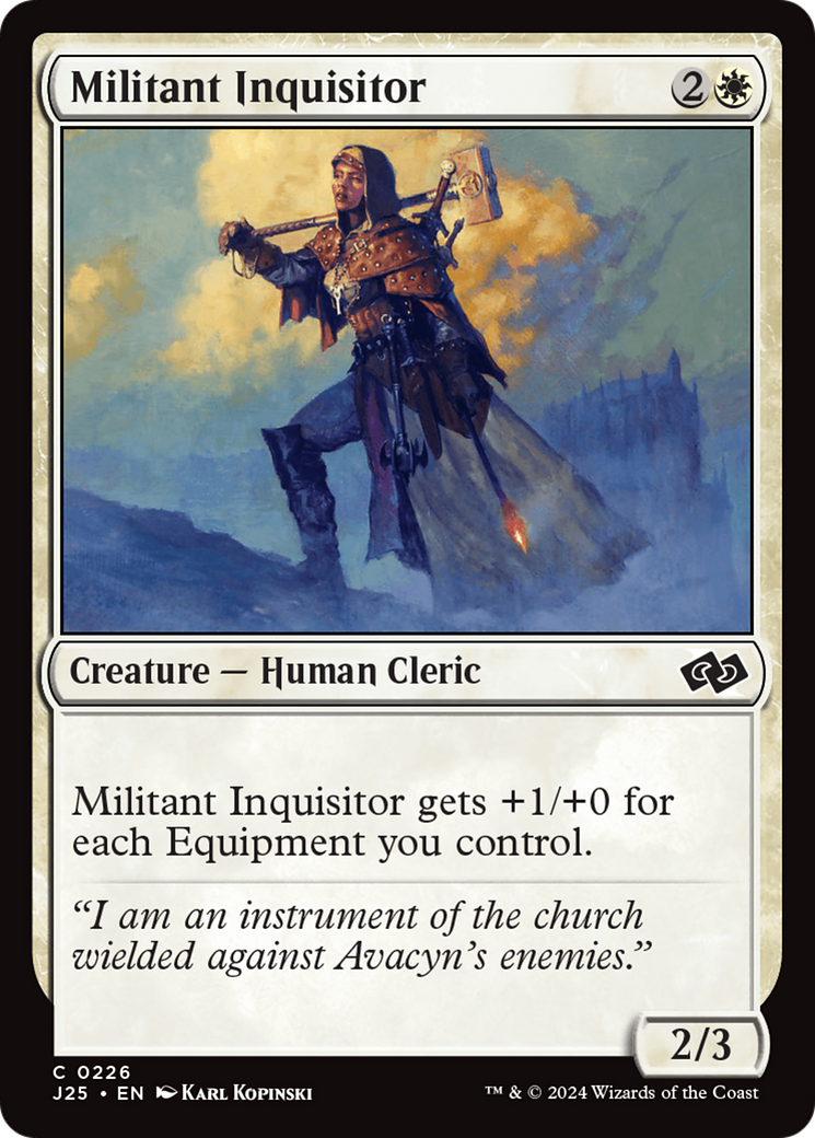 Militant Inquisitor [Foundations Jumpstart] | Golgari Games