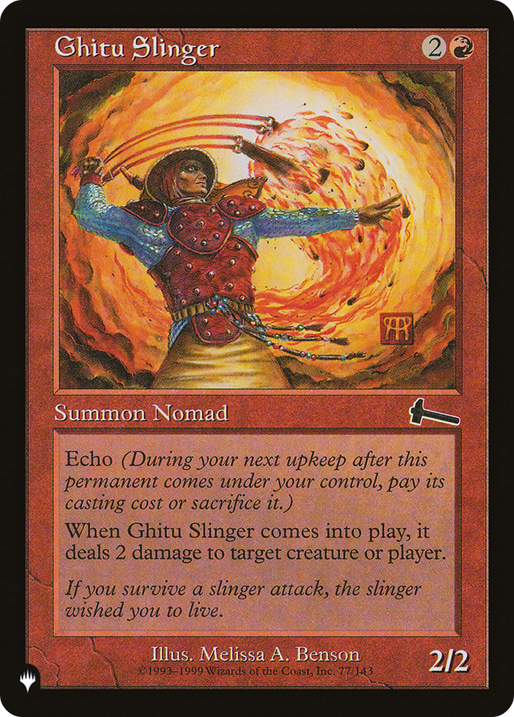 Ghitu Slinger [The List] | Local Legends